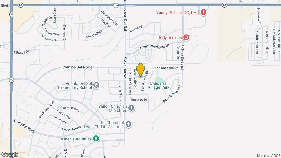 5330 Sonora St Map and Location Details