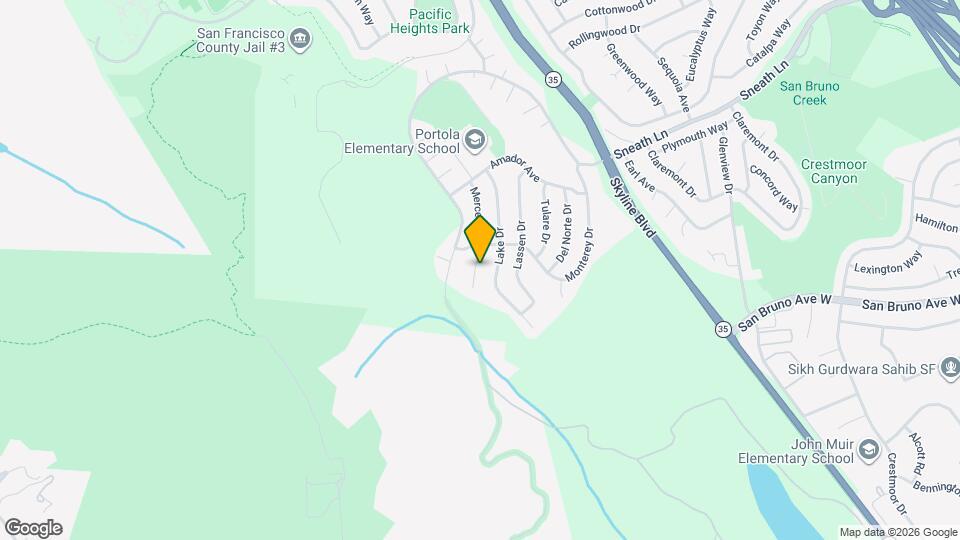 136 Merced Dr Map and Location Details