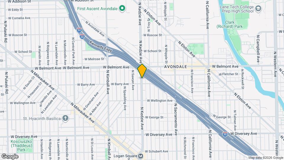 3145 N Kedzie Ave Map and Location Details