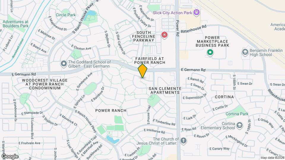 4569 E Sundance Ave Map and Location Details