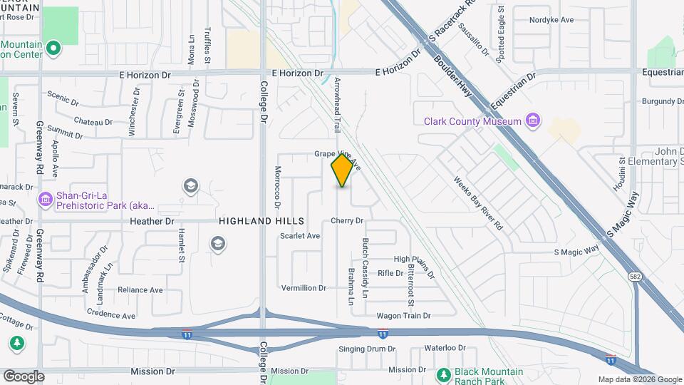 725 Arrowhead Trail Map and Location Details