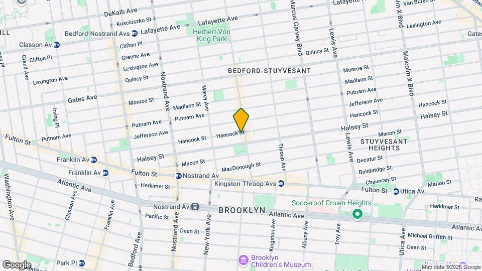 Hancock Manor Mapa y Detalles de la Ubicación