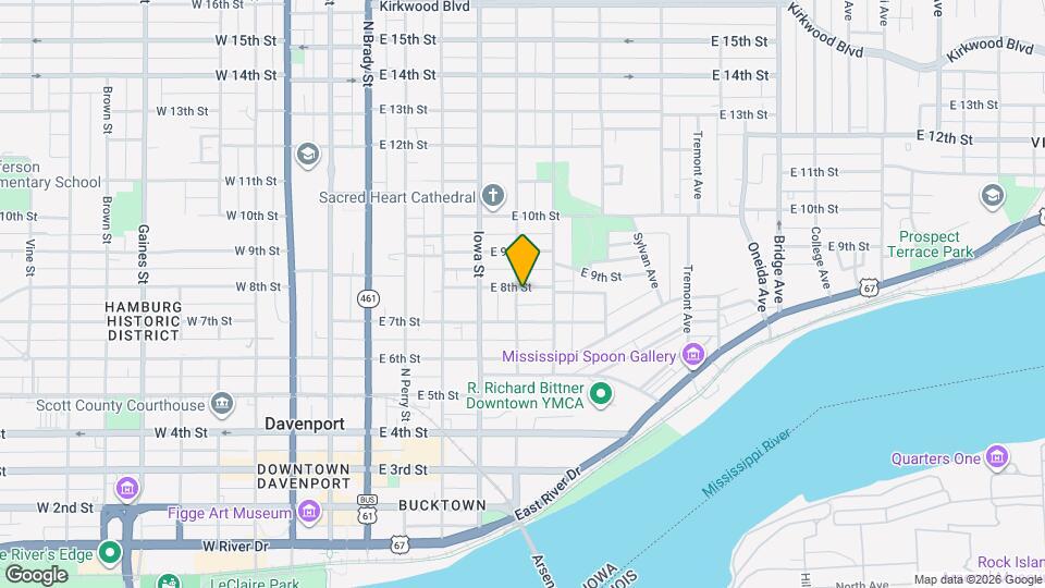 729 LeClaire St Mapa y Detalles de la Ubicación