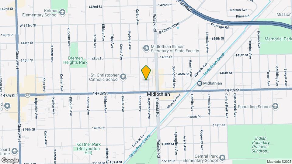 14622 Keystone Ave Map and Location Details