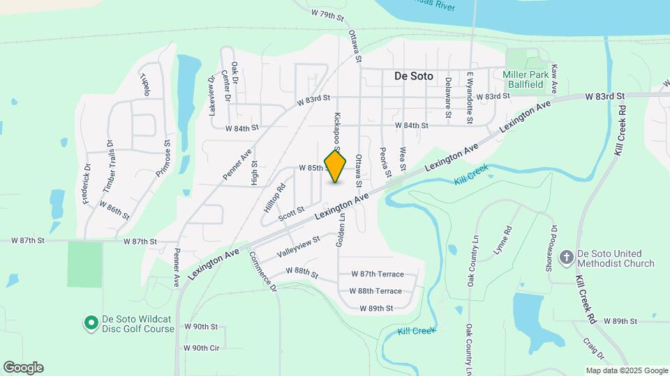 8542 Kickapoo St Map and Location Details