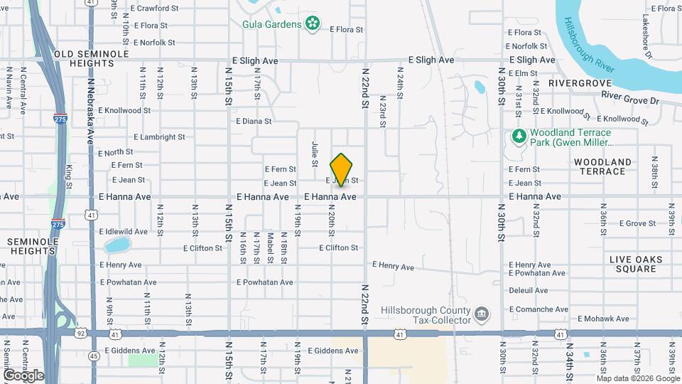 2006 E Hanna Ave, Unit 2006 E Hanna Ave Map and Location Details