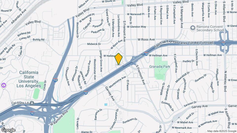 2621 W Ramona Rd Map and Location Details