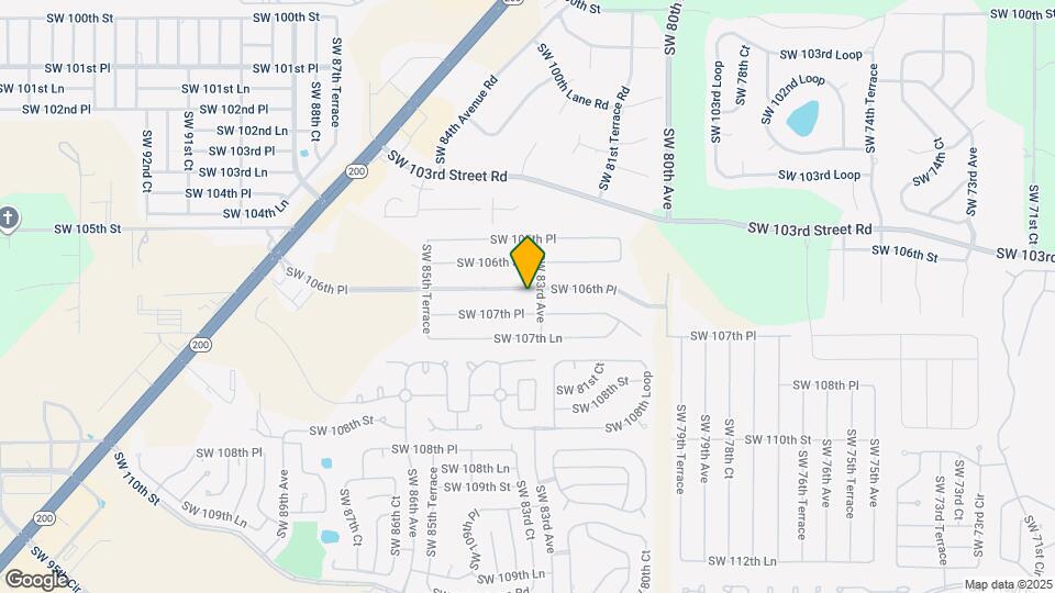8328 SW 106th Pl Map and Location Details