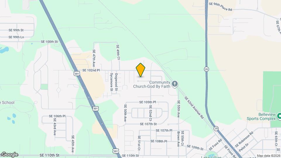5151 SE 103rd Ln Map and Location Details