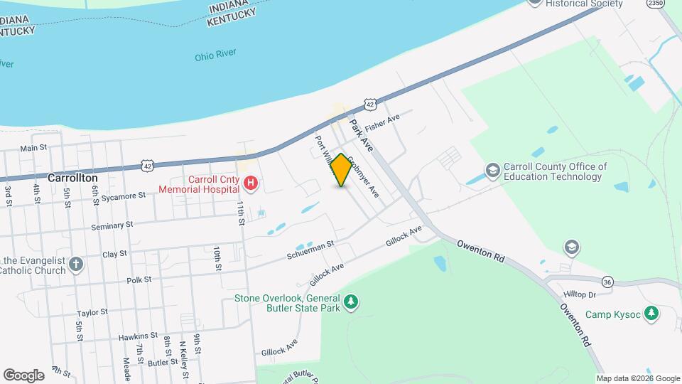 320 Port William Ln Map and Location Details