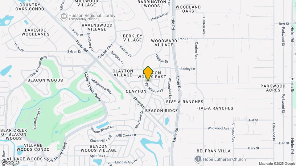 13004 Spicebox Way Mapa y Detalles de la Ubicación