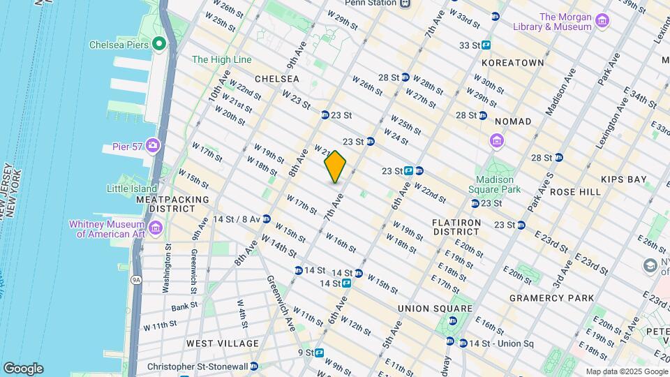 500 W 18th St Map and Location Details