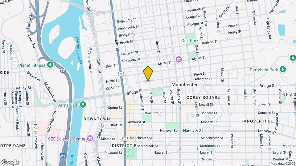 494 Pine St Mapa y Detalles de la Ubicación