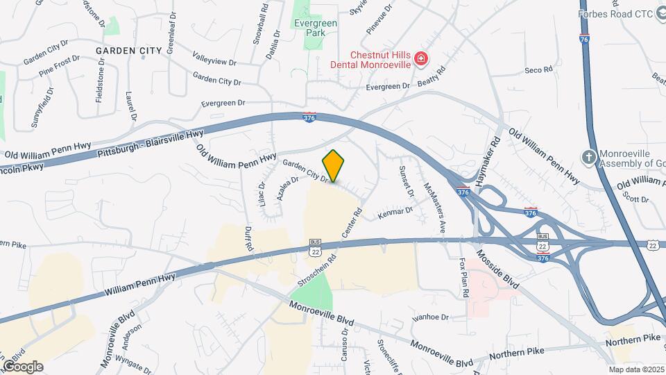 219 Garden City Dr Map and Location Details