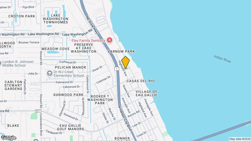 2125 Highland Ave Map and Location Details