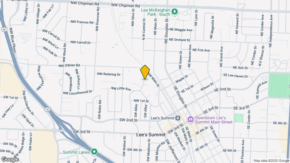 215 NW Monroe St Map and Location Details