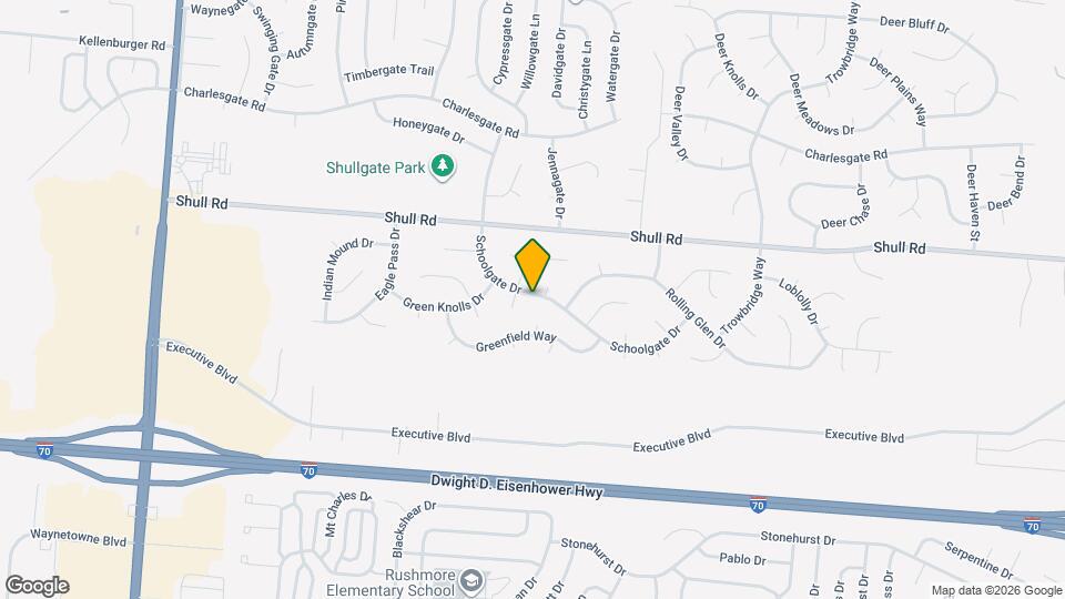 8409 Schoolgate Dr Map and Location Details