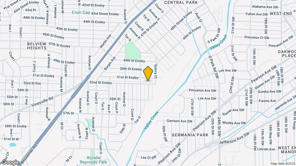 1772 52nd St Ensley Map and Location Details