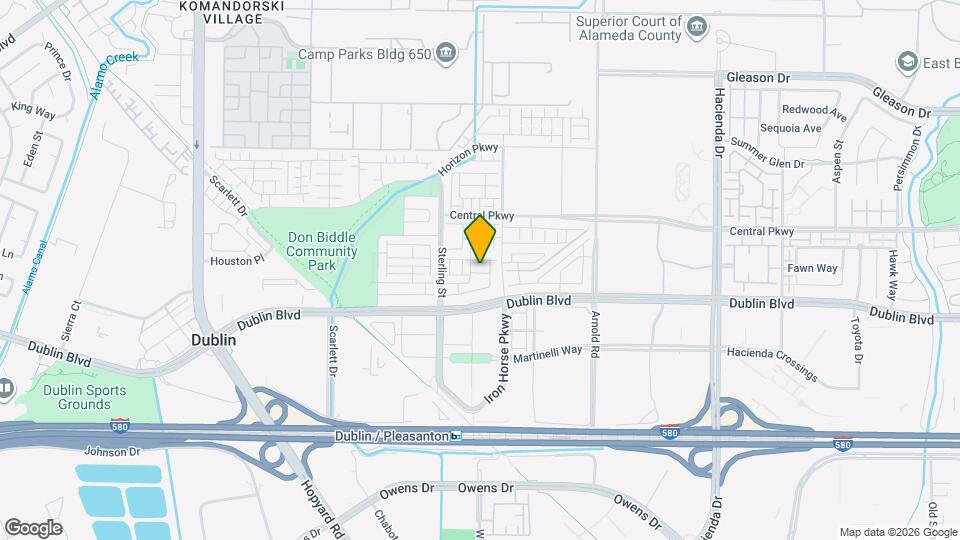 5590 El Dorado Ln Map and Location Details