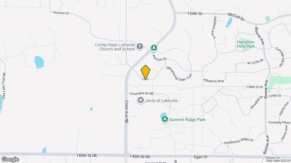 8868 Whispering Oaks Trail Map and Location Details