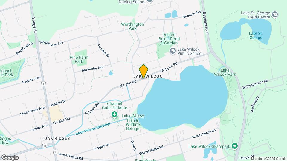 417 N Lake Rd Map and Location Details