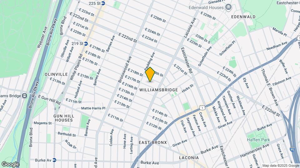 1033 E 217th St Map and Location Details