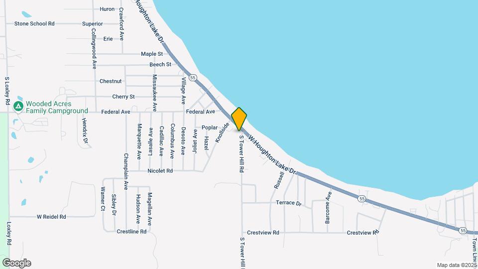 124 W Houghton Lake Dr Map and Location Details