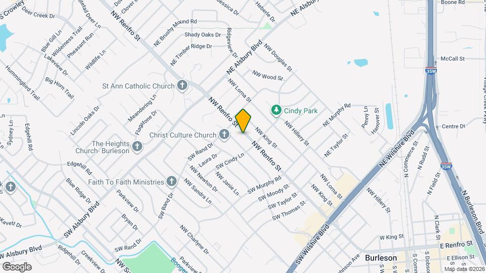 617 NW Renfro St Map and Location Details