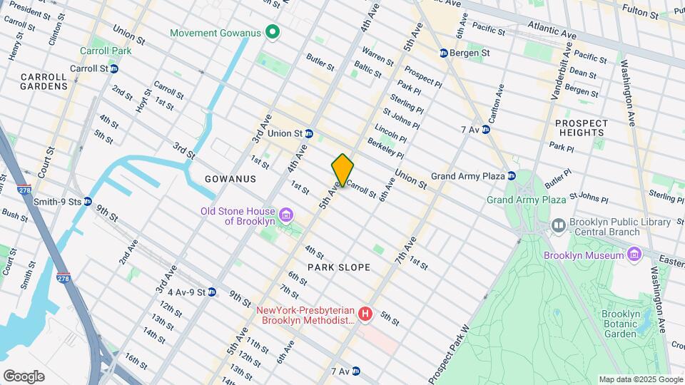 87 Garfield Pl Mapa y Detalles de la Ubicación