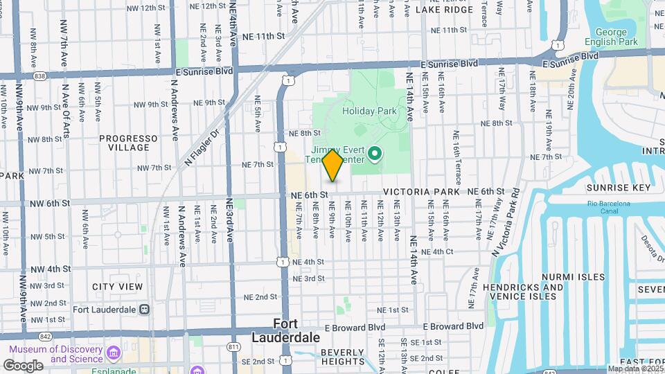 609 NE 9th Ave Map and Location Details