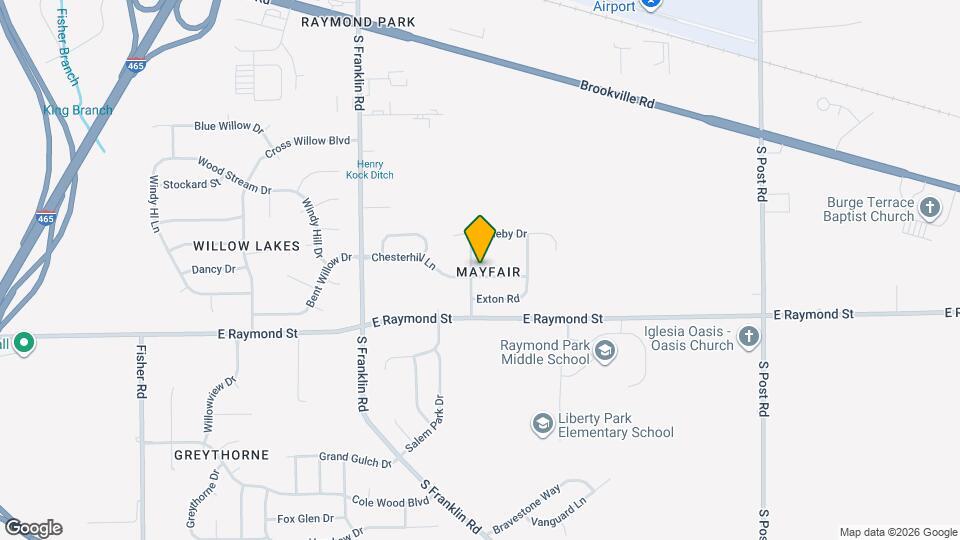 8310 Chesterhill Ln Mapa y Detalles de la Ubicación