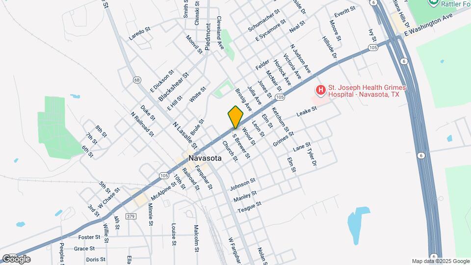 101 S Brewer St Map and Location Details