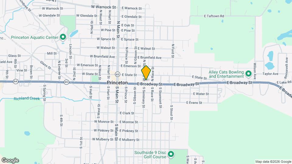 102 N Seminary St Map and Location Details