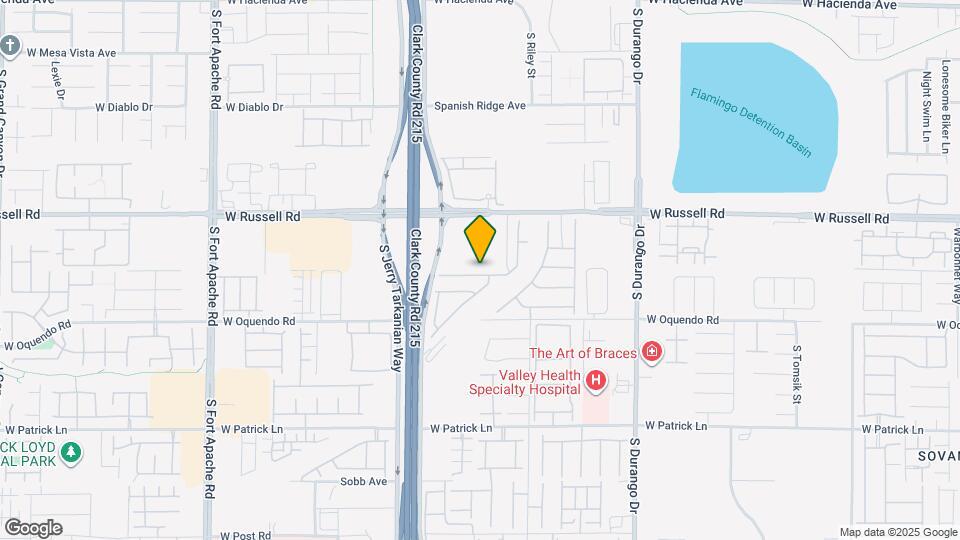 8926 Oreana Peak Ct Map and Location Details