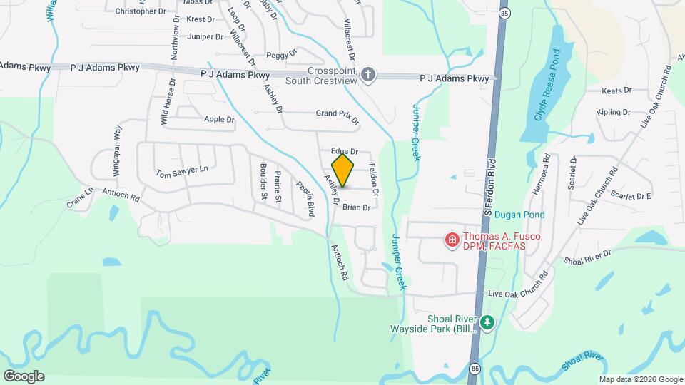 101 Claire Dr Map and Location Details