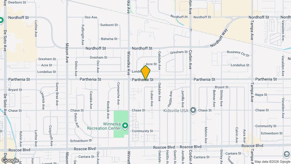 19954 Parthenia St Map and Location Details