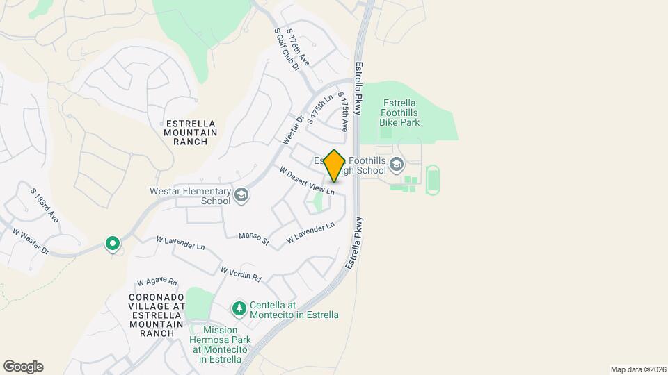 17536 W Desert View Ln Map and Location Details