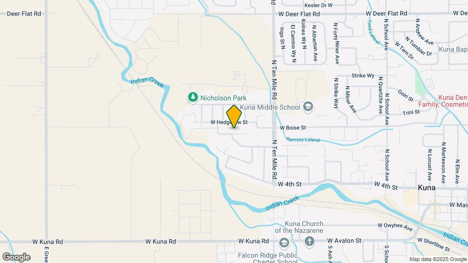 1854 W Mulhuland Ct Map and Location Details