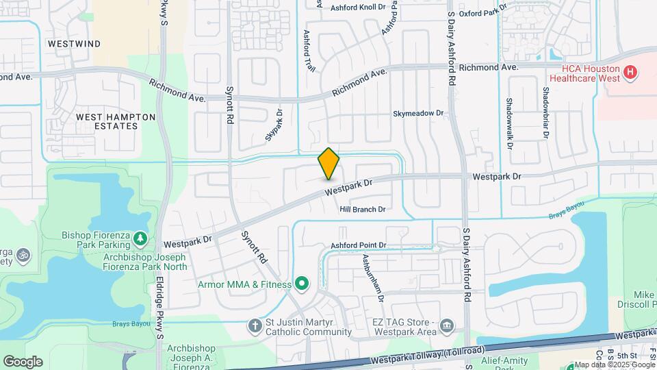 12824 Westpark Dr Map and Location Details