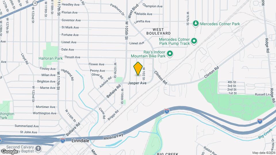 3679 W 103rd St Map and Location Details