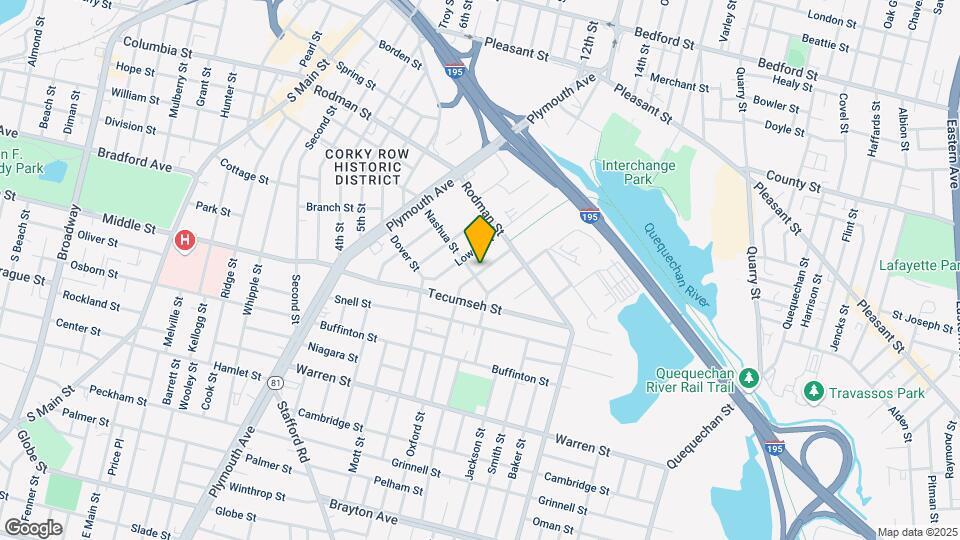 188-194 Nashua St Mapa y Detalles de la Ubicación