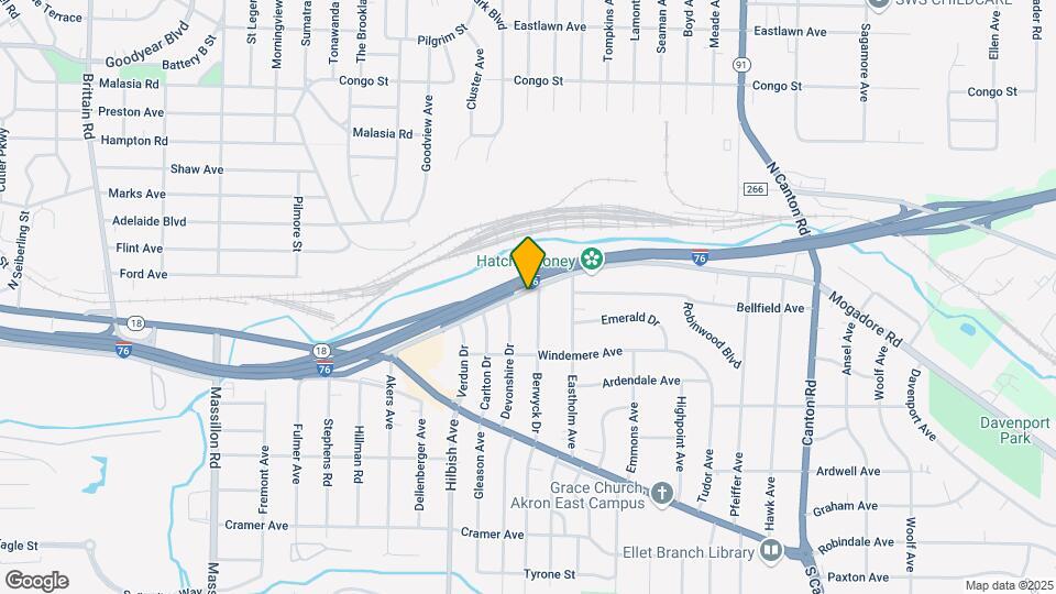 2166-2184 Mogadore Rd Map and Location Details