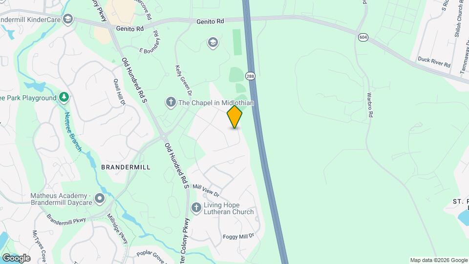 12604 Petrel Crossing Map and Location Details