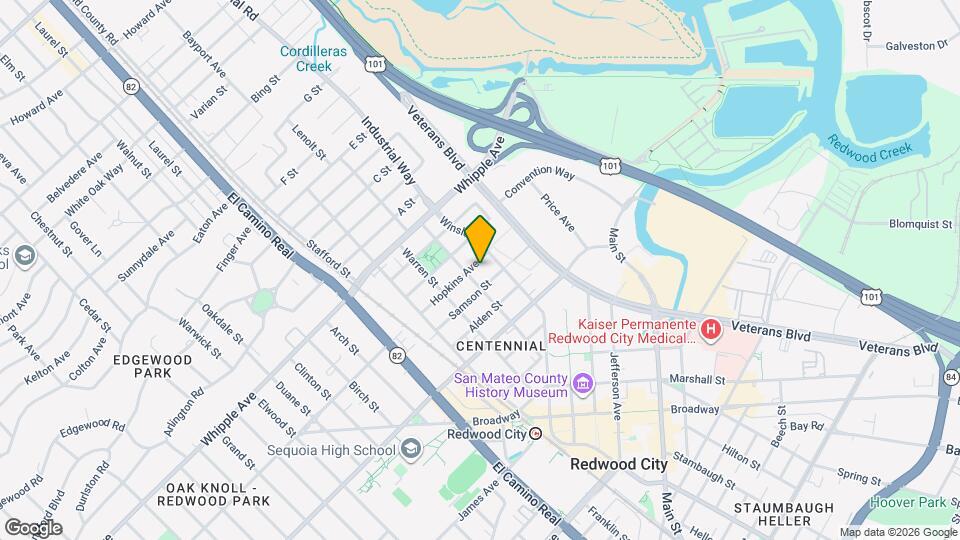 627 Hopkins Ave Map and Location Details