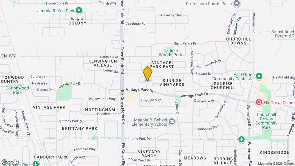 8023 Pinot Noir Way Mapa y Detalles de la Ubicación