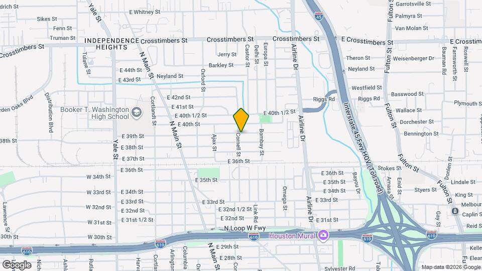 802 E 39th St Map and Location Details