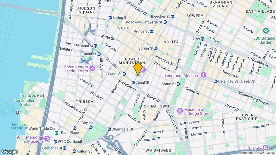 129 Lafayette St Mapa y Detalles de la Ubicación