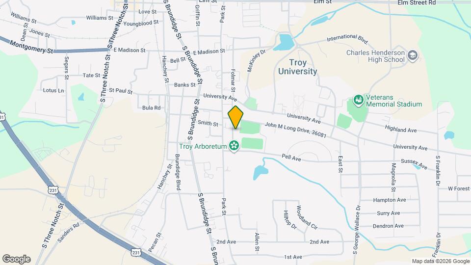 814 Folmar St Map and Location Details