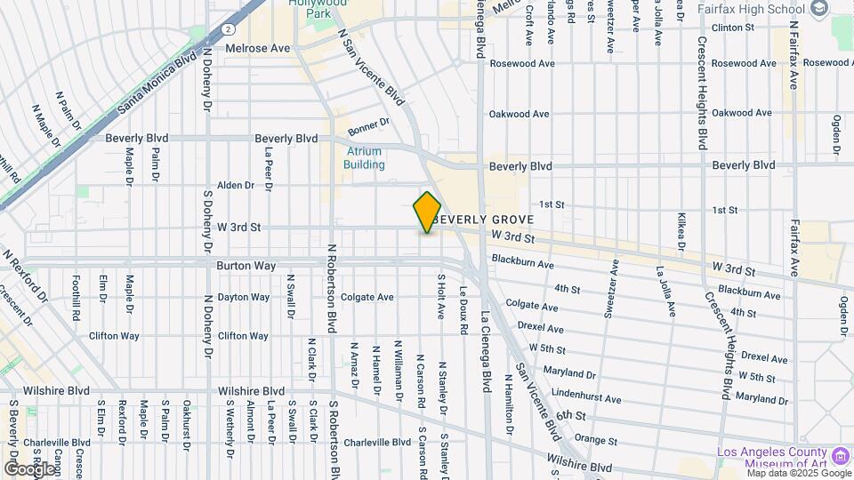 310 S Sherbourne Dr Map and Location Details