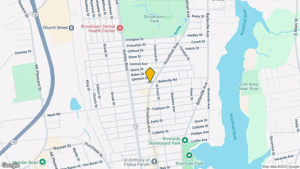 1751-1759 Acushnet Ave-Unit -3 Map and Location Details